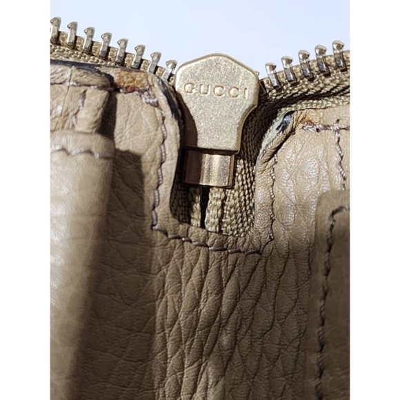 Authentic Gucci Soho GG Logo Continental Wallet Beige - Picture 11 of 15